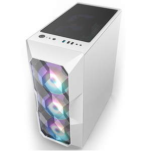 Funda de ordenador de escritorio para pc de oficina, funda de cpu para soporte de placa base atx matx, Juegos de ordenador