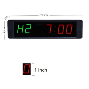 Impostazioni del programma personalizzate orologio con controllo remoto per conto alla rovescia con modalità di allenamento multiplo Timer per l'intervallo di Fitness in palestra digitale - Product Image 1