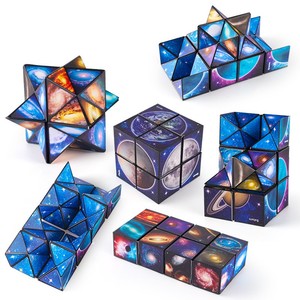 スタースカイフィジェット3Dマジックキューブシェイプシフト2in1マジックパズルキューブキッズアダルト - Product Image 1