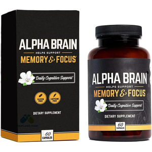 OEM-Paket Alpha Brain Capsules 60 Jede Flasche für Kapseln mit Gehirn gesundheit und Gedächtnis fokus - Product Image 2