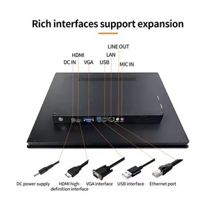 Monitor LCD de marco abierto con entrada HD VGA de 10,1 pulgadas, táctil óptica de 1280x880, nuevos monitores de pantalla táctil de negocios IPS - Product Image 3