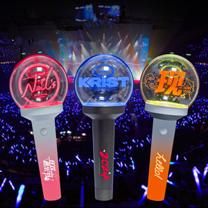 OEM bts spor toplantı Idol Cheer Prop 15 renk değişen konser parlayan akrilik topu sopa uzaktan kumanda el feneri sopa - Product Image 2