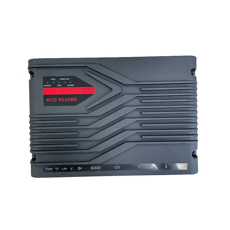 4 포트 TNC 안테나 멀티 채널 RFID 리더 860-928Mhz Impinj r2000 uff RFID 리더 스포츠 타이밍 시스템 자산 재고