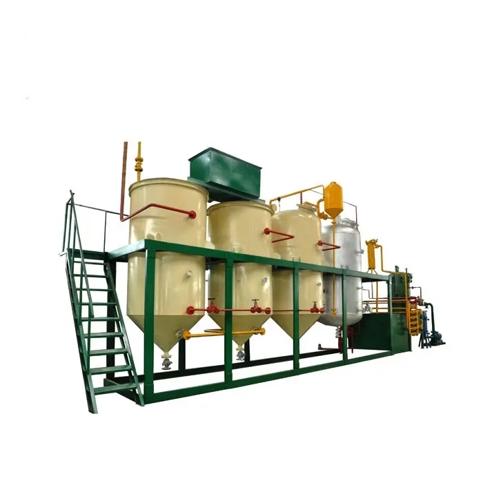 50t/D Crude Palm Oil Refining Equipment Oil Refinery and Fractionation Plant