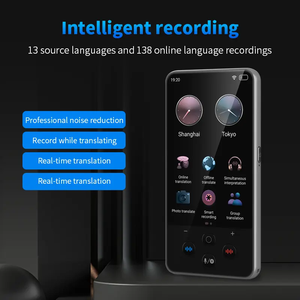 Tragbarer Smart Language Voice Translator Großer TFT-Bildschirm Online 138 Sprachen 18 Offline-Unterstützung GPT-Aufnahme Android WiFi F1 - Product Image 4
