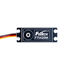 Düşük profil 20KG Metal dişli 0.09s yüksek hızlı Servo Motor 180 RC için 1/8 1/10 tırmanma araç RC araba modeli uçak kanat Robot - Product Image 6