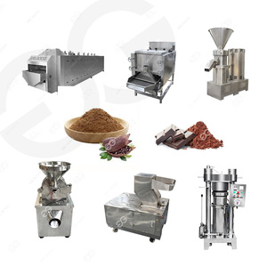 Instant <strong>Cocoa</strong> Powder Making Machine <strong>Cocoa</strong> Bean Butter Grinding Production Line <strong>Cacao</strong> <strong>Nibs</strong> Peeling Production Line - Product Image 1