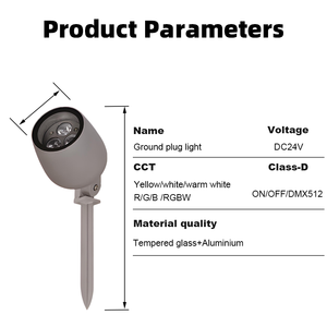 ไฟ LED แนวนอน COB สำหรับติดภายนอกอาคาร DC24V IP66กันน้ำตัวเครื่องอลูมิเนียมพร้อมตัวสะท้อนแสงต้นไม้ในลาน - Product Image 6