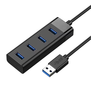 ฮับ2.0ยูเอสบี6-in-1แบบ4-in-1พร้อม Type C สำหรับถ่ายโอนข้อมูลบนพีซีที่ทำจากอลูมิเนียมอัลลอยด์มีในสต็อก - Product Image 3