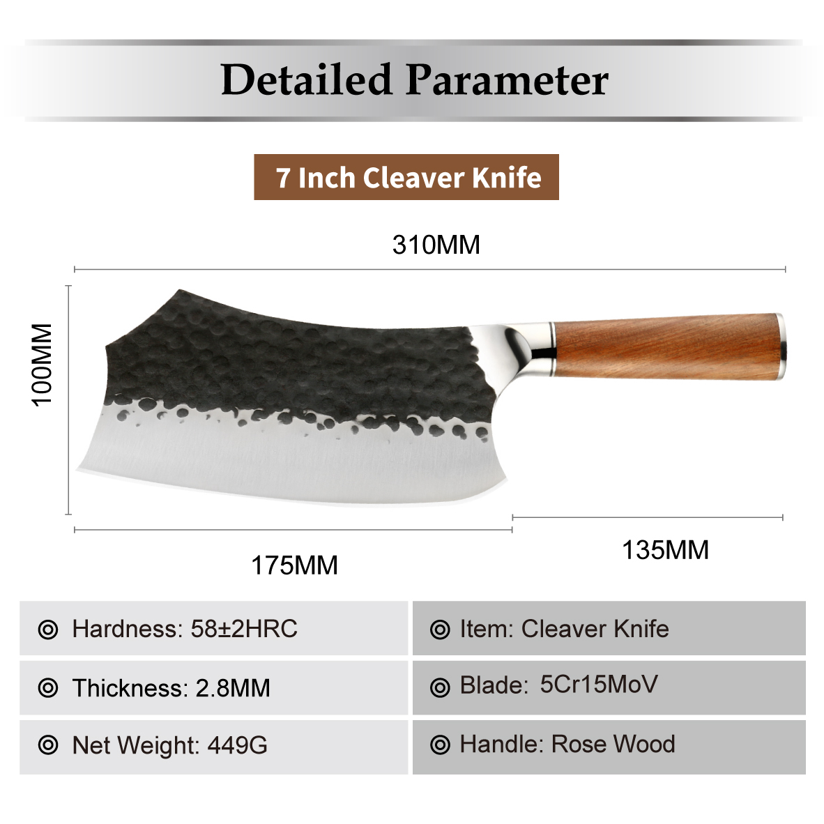 7 inch Chopper knife