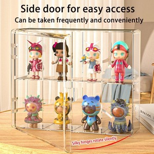 Klare Acryl vitrine für Sammlerstücke Figuren Staub dichte Tür Aufbewahrung sbox Schrankst änder für Lego Action figuren Pop Mart - Product Image 3