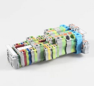 Bloque de terminales de doble capa PTTB 4, Conexión enchufable de PC de cobre 30A para carril Din 4-6mm2 para conexión Push-in de resorte automotriz - Product Image 6