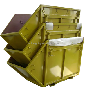 מותאם אישית רב להטה וו לדלג bin 6m ³ עיצוב עמיד עבור מיחזור ושימוש בנייה