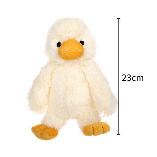 Small plush duck making sound toy