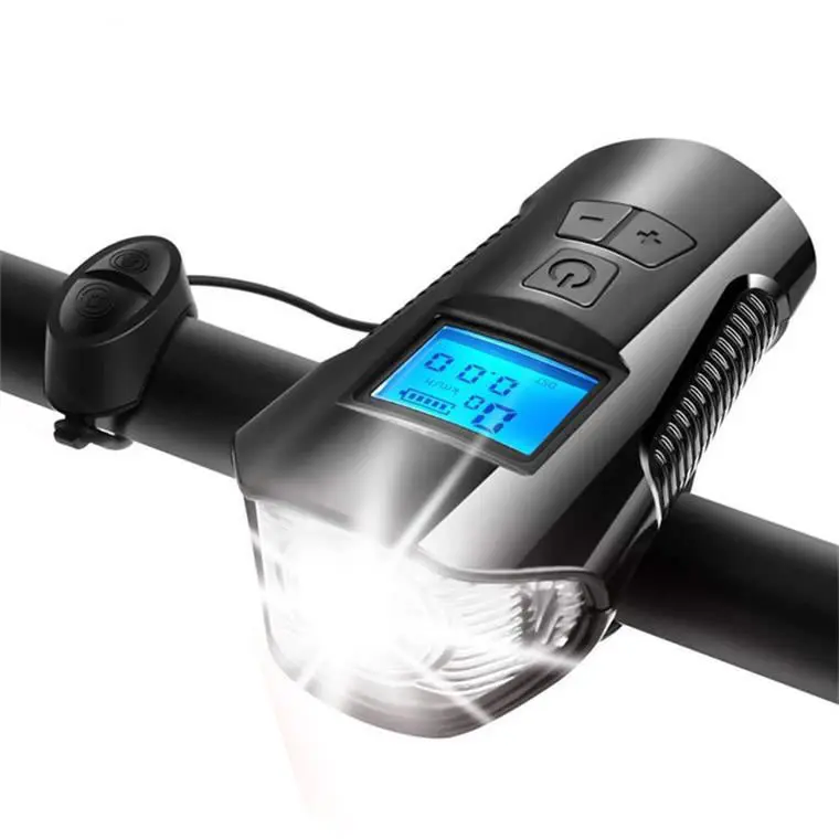 Luz para bicicleta IP65, resistente al agua, multifunción, 300 lúmenes, carga Usb superbrillante
