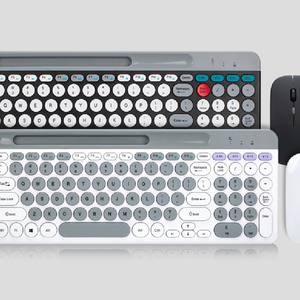 Combos de teclado y ratón Bluetooth inalámbrico 2,4g teclados con ranura para teclado para tableta teléfono ordenador ratón para juegos