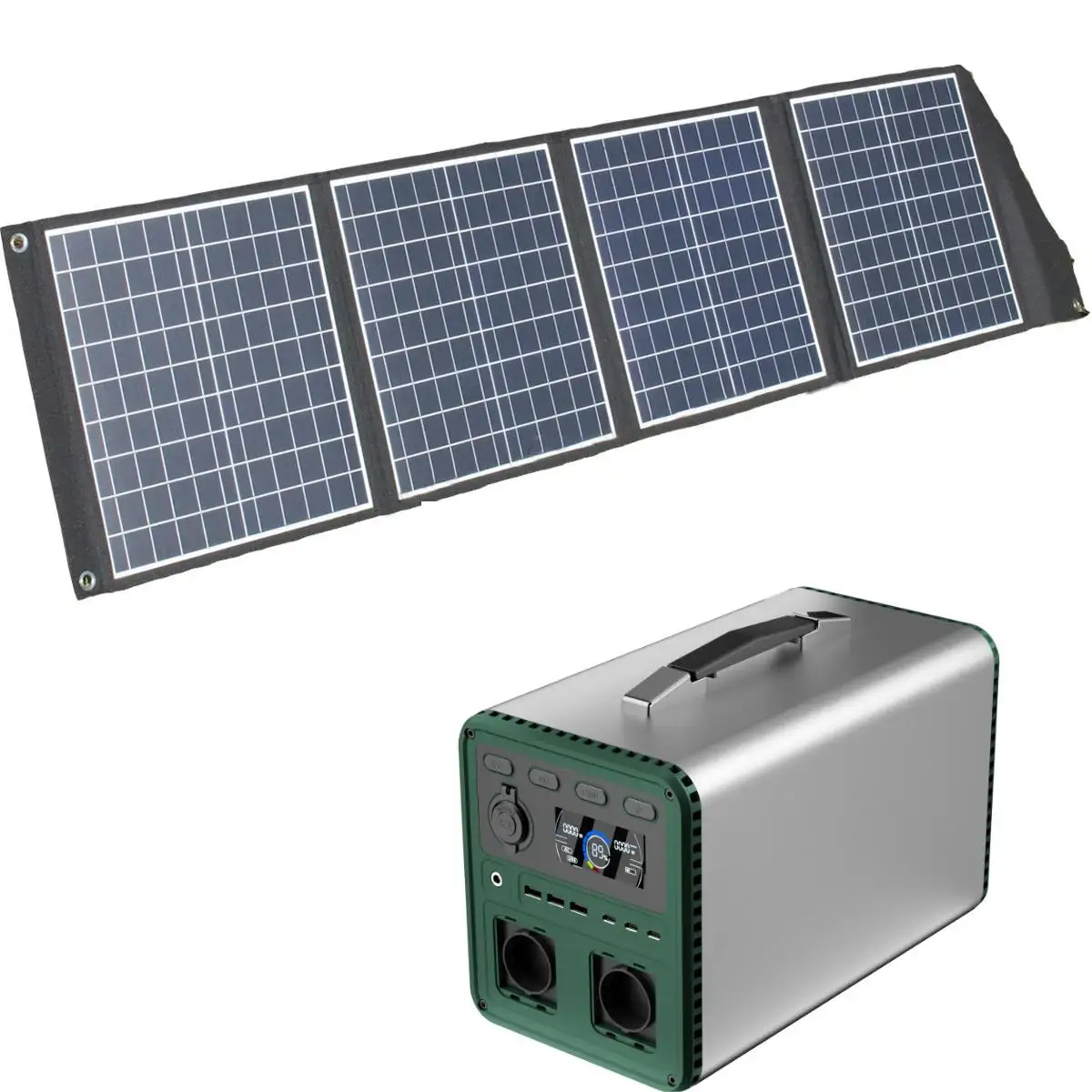Drop Free Shipping Solar Energy System 1200 Watt Solar Generator Lithium Ion Battery 1200W Portable Power Station For Camping