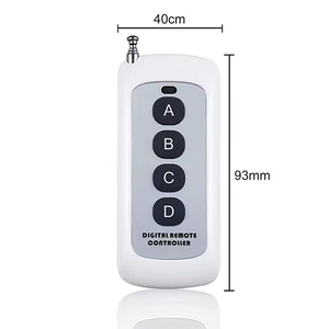 500m a lungo raggio porta automatica/cancello apriscatole universale 433MHz telecomando senza fili con codice di apprendimento in plastica - Product Image 5