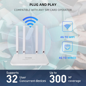 OEM ODM 3LAN 1WAN Cat 4เสาอากาศภายนอก Wifi ไร้สาย CPE FDD TDD โมเด็ม Low Power Mtn 3G 4G Lte โมเด็มซิมการ์ด Router B28 - Product Image 3