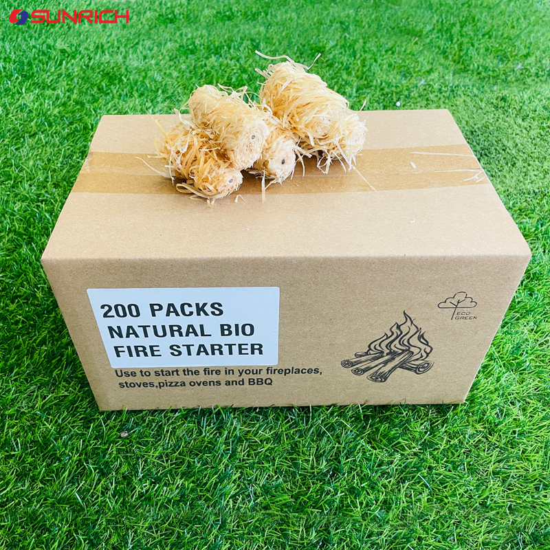 200pcs Wood Wool Firelighter