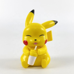 6Pcs/Set Pvc Pika-chu Action Figure Model Poke-mon Doll Eating Snacks Pika-chu Action Figure Pokemones Anime Figure - Product Image 6