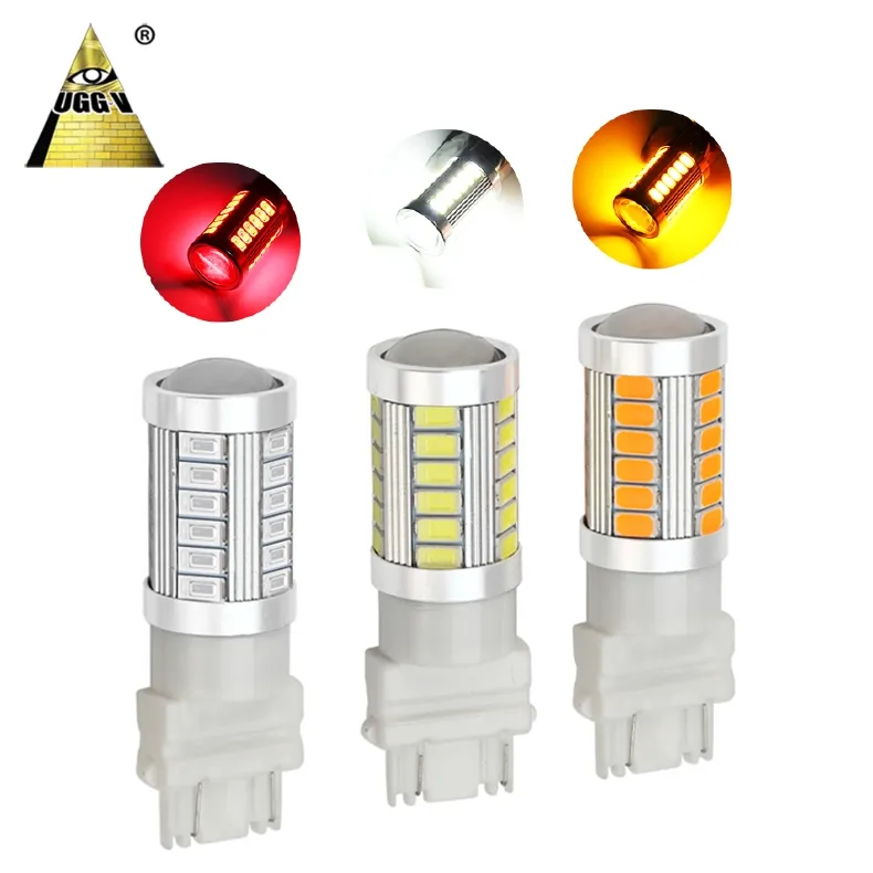 501 194 Luces Led Para Autos 3156 Led Ampoule Smd 33 Led 5630 5730 Luces Led Para Auto Led Voiture Lumière Rouge/Blanc/Jaune Couleur