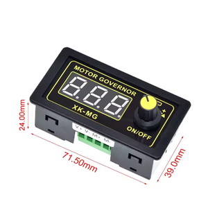 DC 5-30V 12v 24v 5A DC Controller motore PWM velocità regolabile Display digitale Encoder rapporto di frequenza MAX 15A ZK-MG - Product Image 2