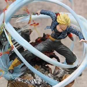 25cmラストスリープドラッグオンボールZトランクストランクスアニメ置物2ヘッドアクションフィギュア像ルミナブルモデル人形コレクションおもちゃ - Product Image 4