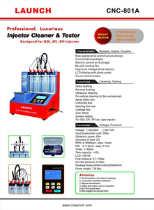 For Launch CNC801A CNC-801A Electronic Fuel <strong>Injector</strong> Tester Suitable GDI/EFI/SFI and Other Types of Automotive Fuel <strong>Injectors</strong> - Product Image 2