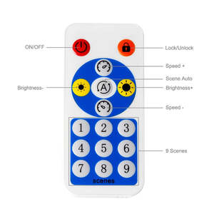 SP608E HF-Fernbedienung LED-Streifen WS2812B SK6812 8 Signal ausgänge Pixel LED Controller App Adressierbare digitale Lichts teuerung - Product Image 6