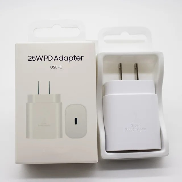 Blanc 25W Chargeur seulement