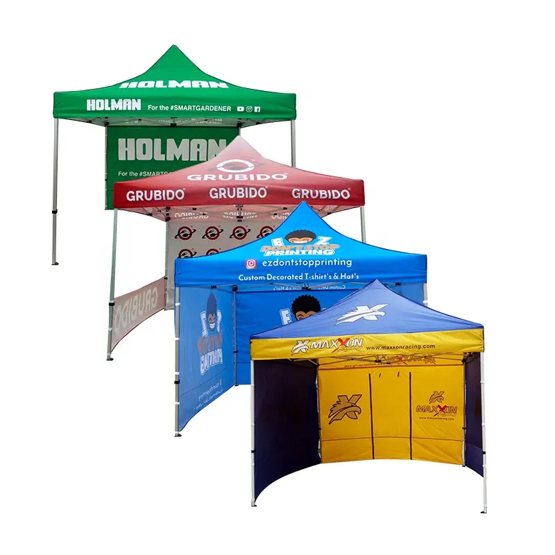 Cheap Custom Logo Pop Up Trade Show Tent Outdoor Folding Canopy Tent Marquee Gazebo Aluminum Sale