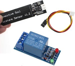 AIsmartlink For Garden Flower Self Watering with Soil Moisture <strong>Sensor</strong> 1 Channel 5V Relay Pump Automatic Irrigation DIY <strong>Kit</strong> - Product Image 3