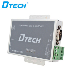 Convertidor de puerto serie DTECH RS232 RS485 RS422 a servidor Ethernet, compatible con protocolo TCP/IP/Telnet/Modbus