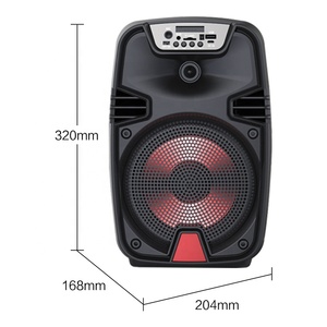 ร้อน6.5นิ้ว TF Card AUX วิทยุ FM USB ลำโพงกลางแจ้งแบบชาร์จไฟได้รถเข็นลำโพง BT ที่มีการควบคุมระยะไกลและไมโครโฟนแบบมีสาย - Product Image 5