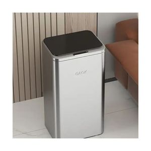 Astar çöp otomatik kilitleme koku sensörü paslanmaz çöp kutusu olmadan 9L paslanmaz çelik çöp çelik çöp tenekesi - Product Image 1