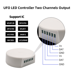 DC12-48V RGB Smart Wifi UFO Светодиодная лента контроллер времени функция группового управления музыкальным режимом работает с Alexa Google - Product Image 3
