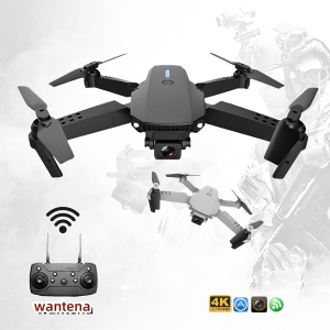 新款廉价初级无人机10分钟4轴无线飞行控制器发光二极管双摄像头4k视频VTOL E88专业遥控无人机 - Product Image 1