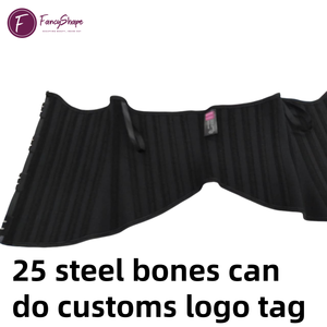 מכס latex 25 עצמות פלדה חיפר חגורת fajas cincher בטן עטיפת בטן עטיפת הפחתת וו משודרג & zip - Product Image 3