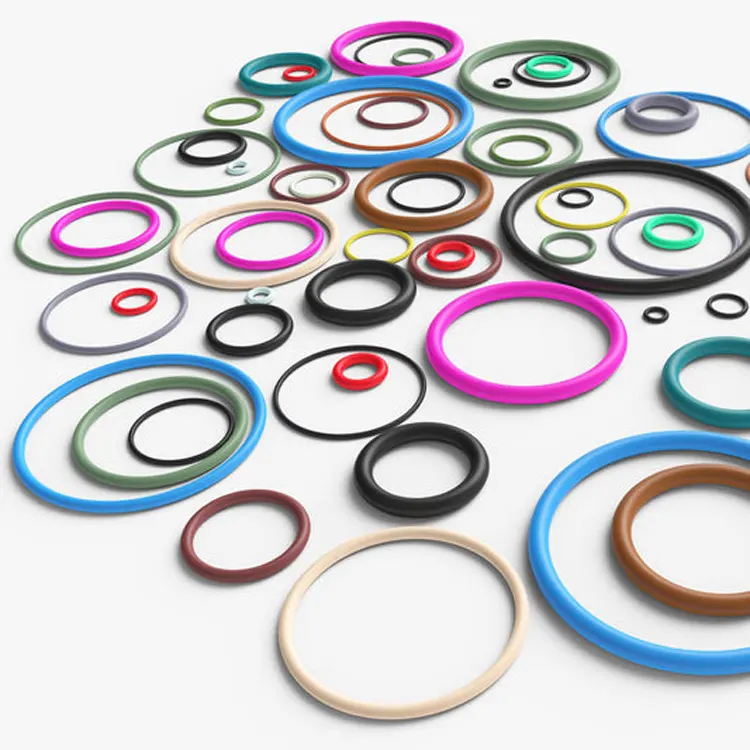 Custom high temp resistance PTFE coating O-RING sealing gaskets rubber gasket made in FKM/NBR/EPDM/silicone