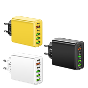 ที่ชาร์จเร็ว3.1A 15W สำหรับ4Usb QC3.0 PD ที่ชาร์จติดผนังแบบเร็วพอร์ต5พอร์ตประเภท C USB ที่ชาร์จเร็วสำหรับ iPhone/Huawei/sumsang - Product Image 1