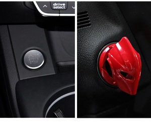 Ultraman-accesorios para coche, pegatina de decoración de un clic, botón de arranque del motor, cubierta protectora - Product Image 5
