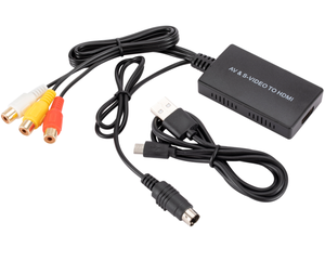 Adaptador de vídeo RCA /AV a HDMI Compatible con DVD HD TV STB, Compatible con PS2/PS3 720P /1080P AV S-VIDEO, convertidor de vídeo - Product Image 5