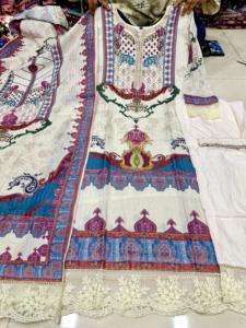 Zarif çapraz Muslin ipek tasarımcı <span class=keywords><strong>Kurti</strong></span> <span class=keywords><strong>Set</strong></span> şenlikli aşınma-hint ve pakistan tarzı sevk hazır - Product Image 6