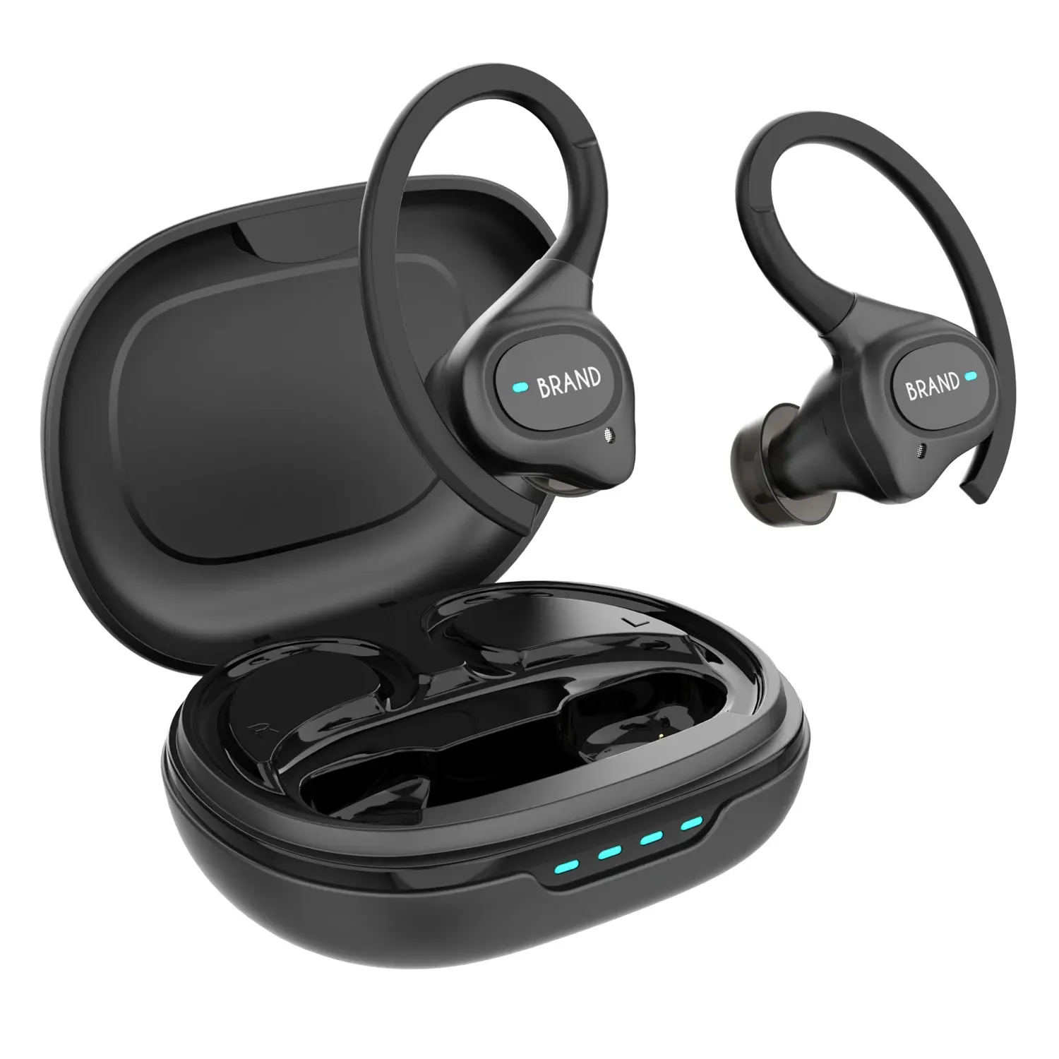 تصميم جديد إلغاء الضوضاء سماعة بلوتوث Audifonos يدوية مجانية مع سماعات رأس لاسلكية TWS داخل الأذن