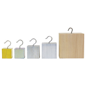 Ayudas didácticas para el modelo de demostración de la relación densidad-masa física del grupo de cubos con ganchos - Product Image 4