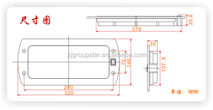 Customized 10-30V Rectangle <strong>LED</strong> Caravan Van Truck Trailer RV <strong>LED</strong> Interior Lights RV Lights <strong>LED</strong> Indirect Light - Product Image 6