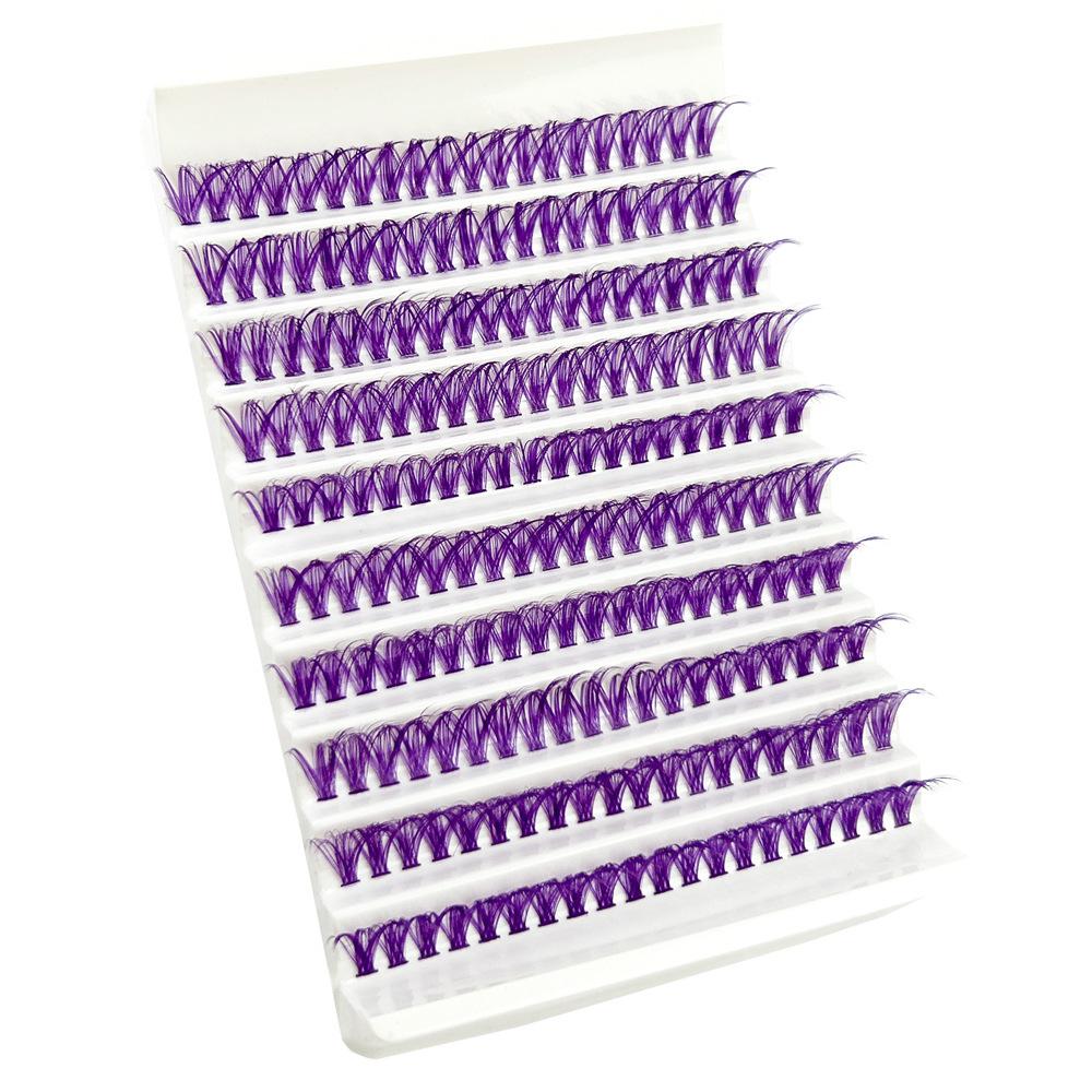 HN-40 (Plateau Blanc, Cils en Bouquet Violet)