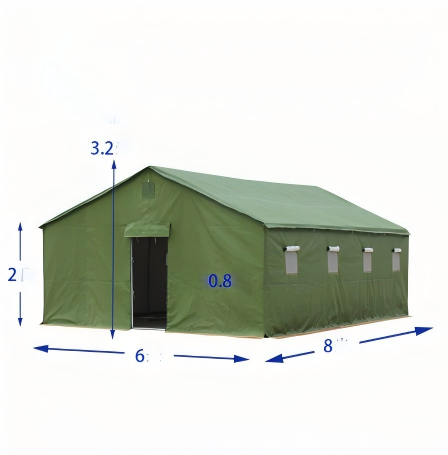 6*8 Green Scraping cloth Floor beam
