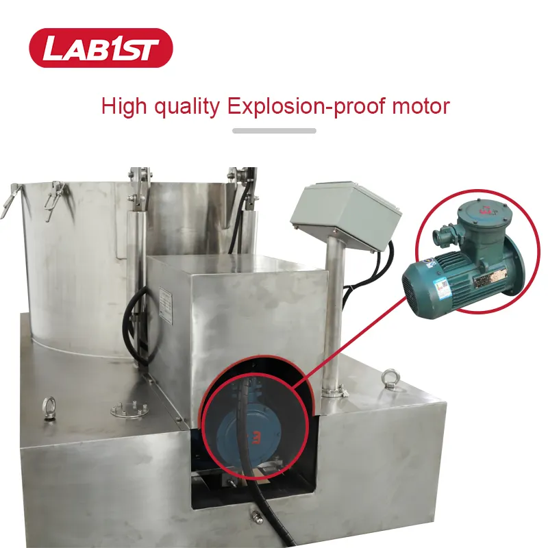 Máquina extractora centrífuga Lab1st, centrifugadora de extracción de aceite de hierbas y etanol para extracto de plantas